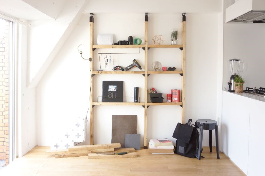 How to Install Shelves Without Drilling Holes in the Walls