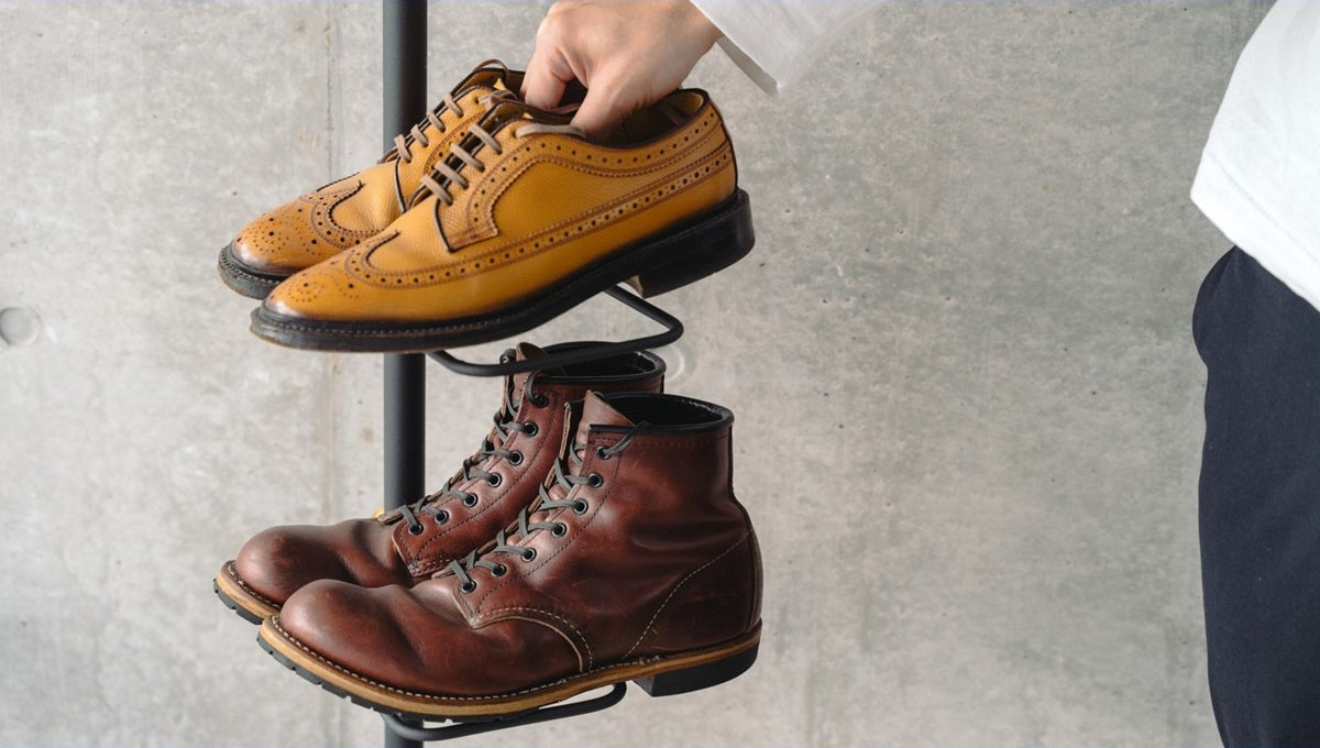 DRAW A LINE Shoes Rack Black 4点セット Draw a Line | Shoes Rack | Vertical Mounting | Black – Heian